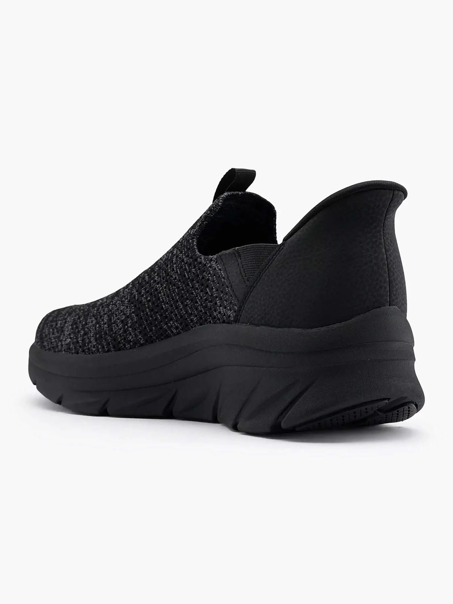Skechers Zwarte Sneaker Swift Fit - Hands Free-Heren Sneakers