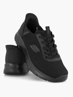 Skechers Zwarte Sswift Fit - Hands Free-Dames Sneakers