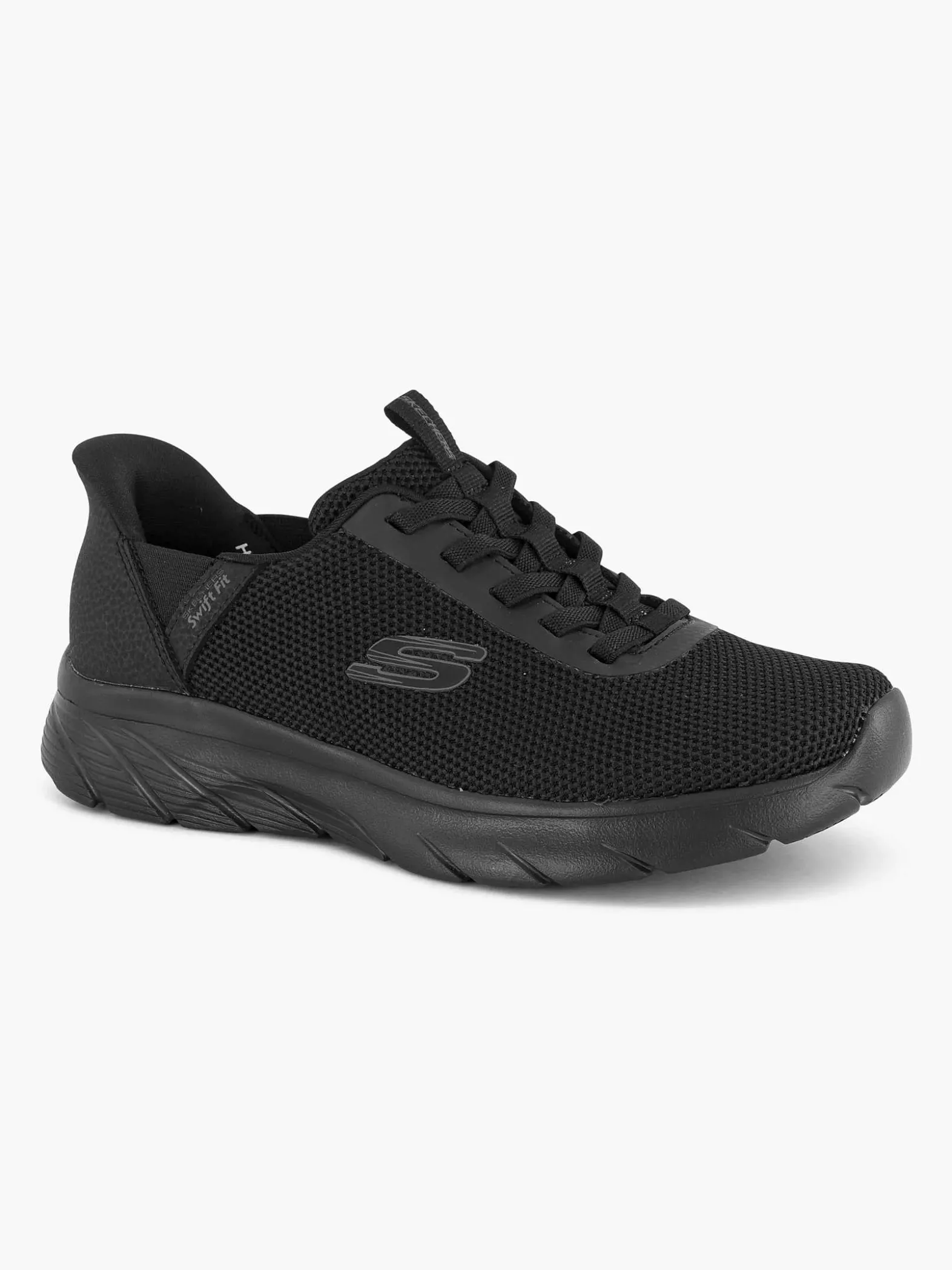 Skechers Zwarte Sswift Fit - Hands Free-Dames Sneakers