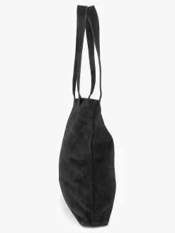 5th Avenue Zwarte Suede Schoudertas-Dames Online Exclusive Accessoires
