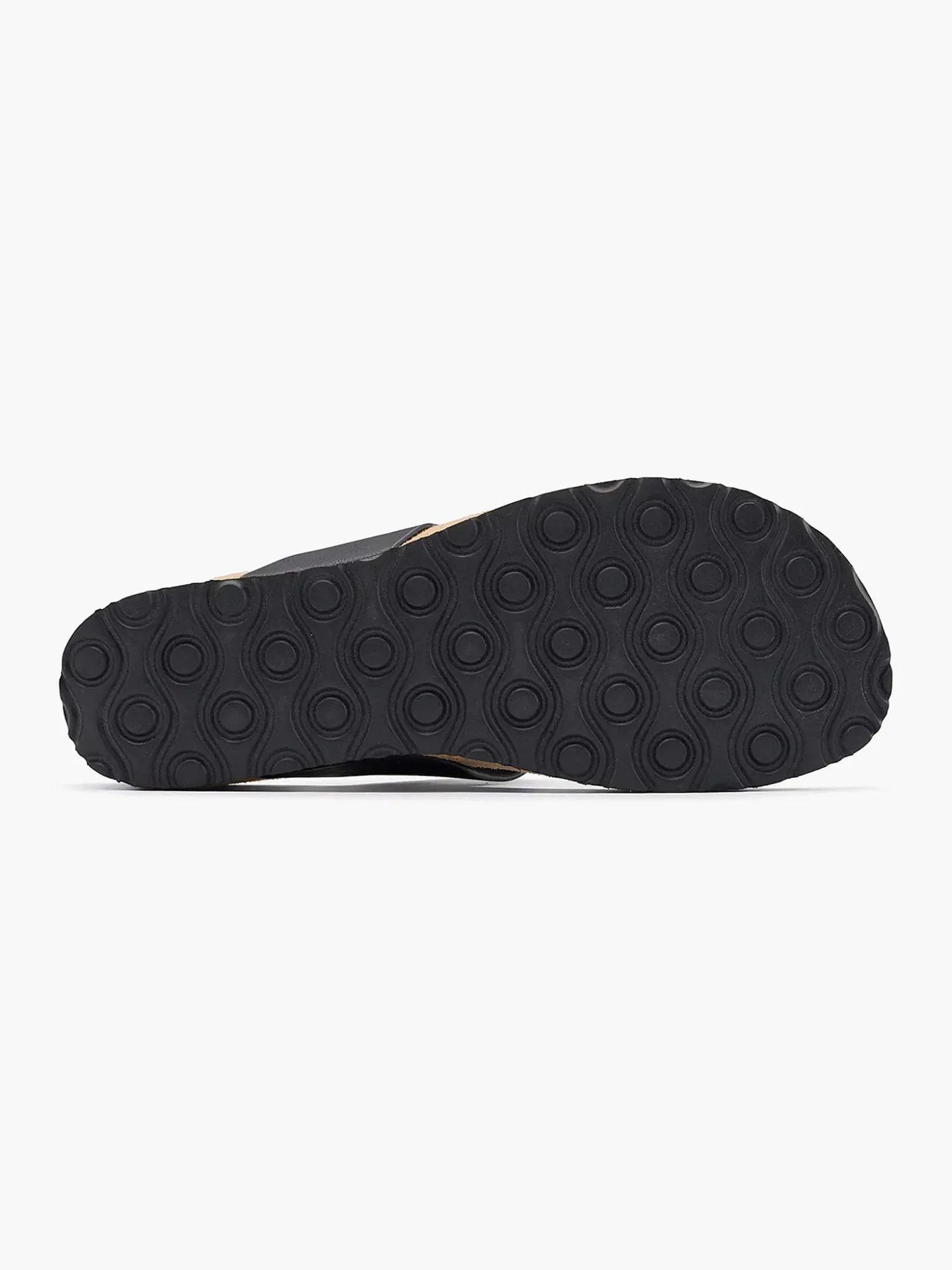 Graceland Zwarte Teenslipper-Dames Slippers