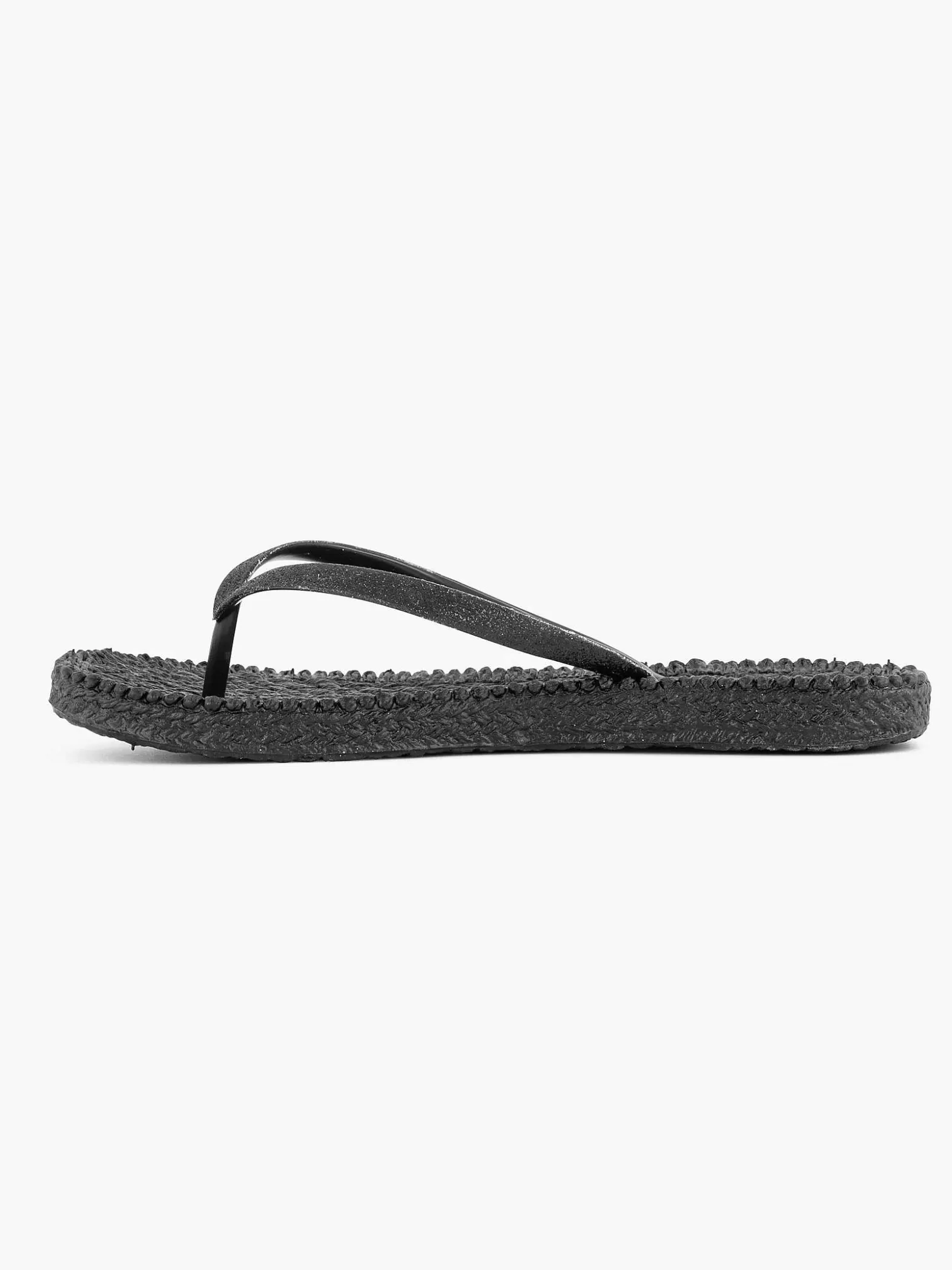 Blue Fin Zwarte Teenslipper-Dames Slippers