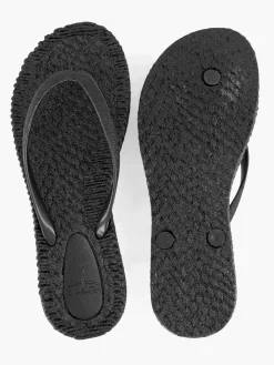 Blue Fin Zwarte Teenslipper-Dames Slippers