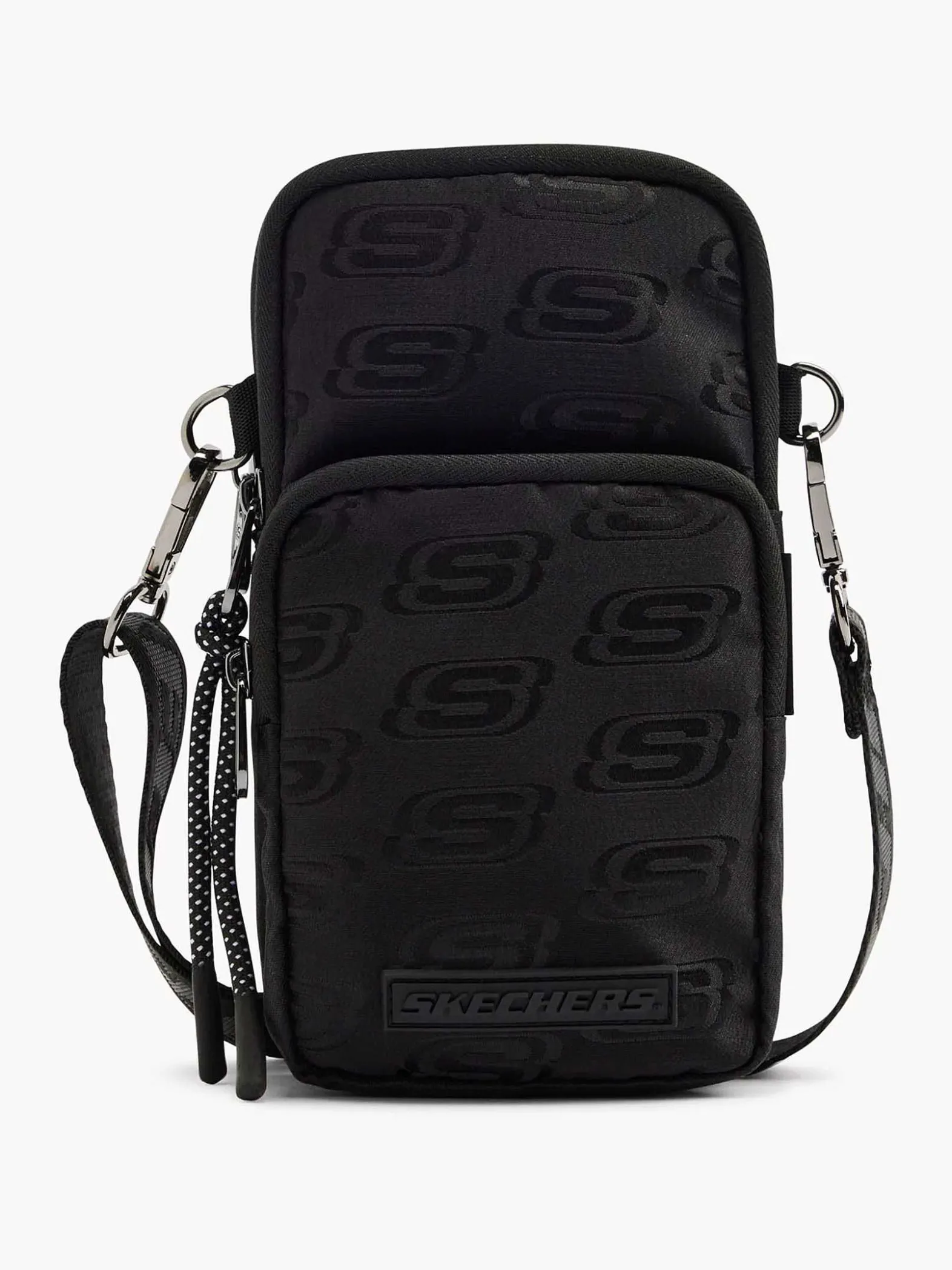 Skechers Zwarte Telefoontas-Dames Online Exclusive Accessoires