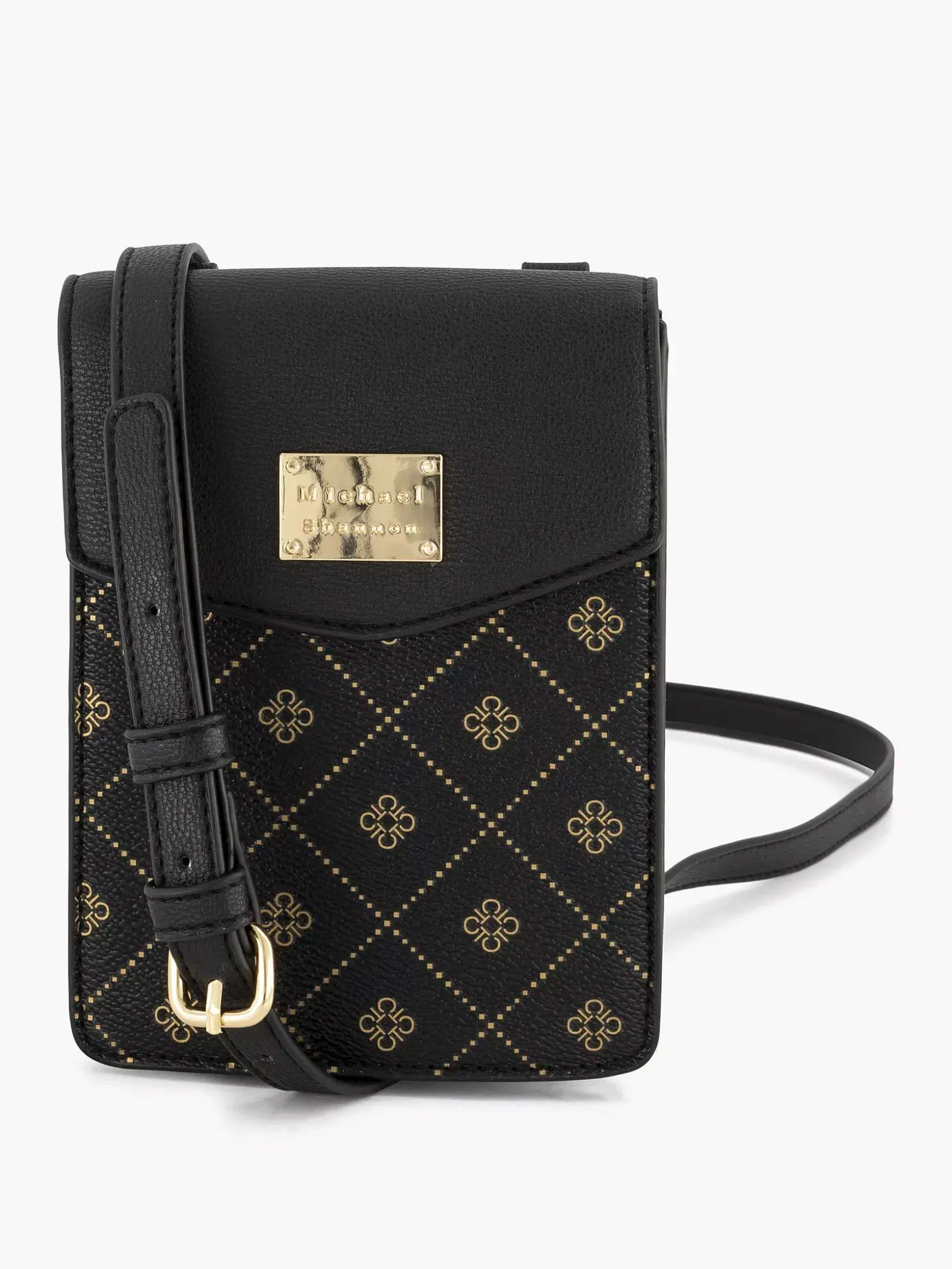 Michael Shannon Zwarte Telefoontas Print-Dames Online Exclusive Accessoires