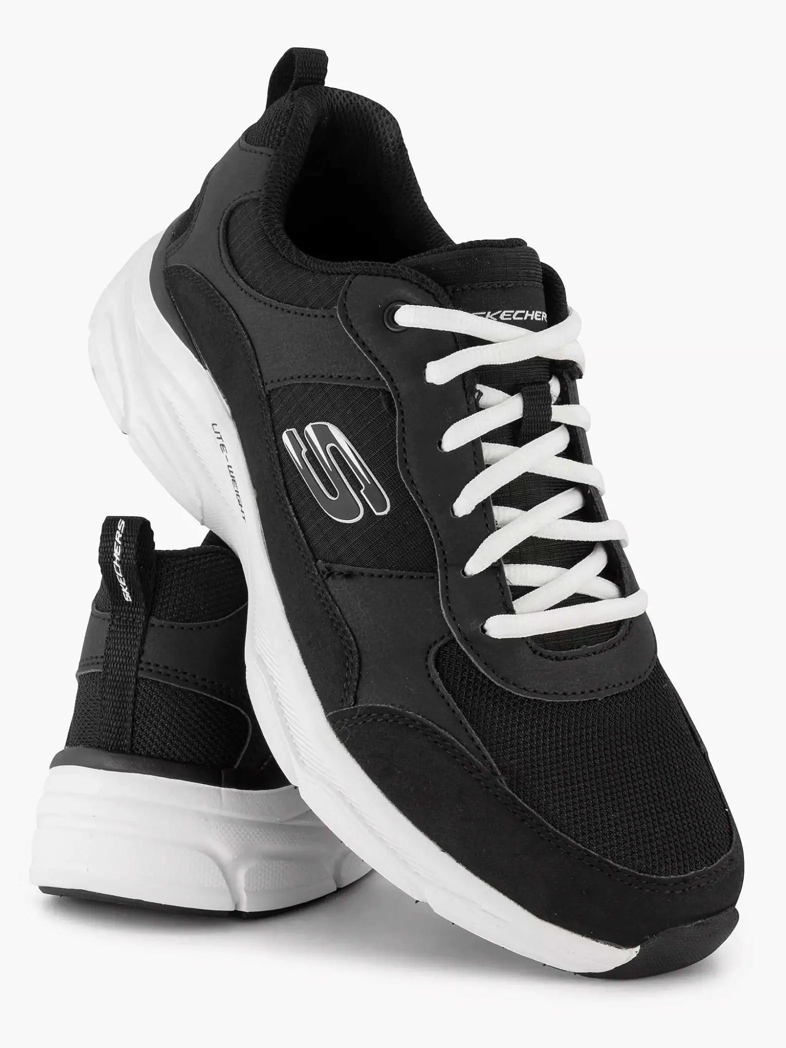 Skechers Zwarte Varnet - Mick-Heren Sneakers