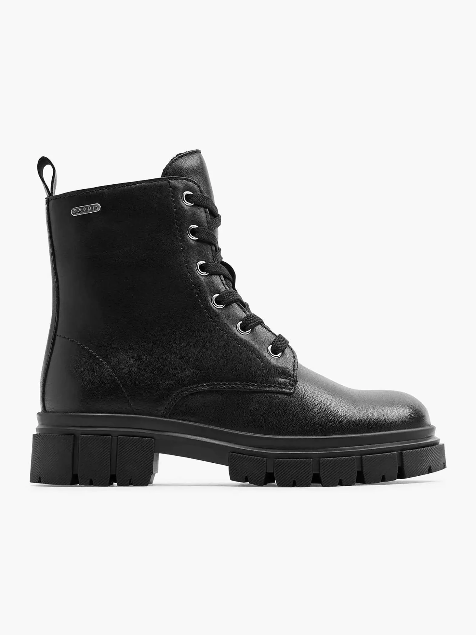 Esprit Zwarte Veterboot-Kinderen Jongensschoenen
