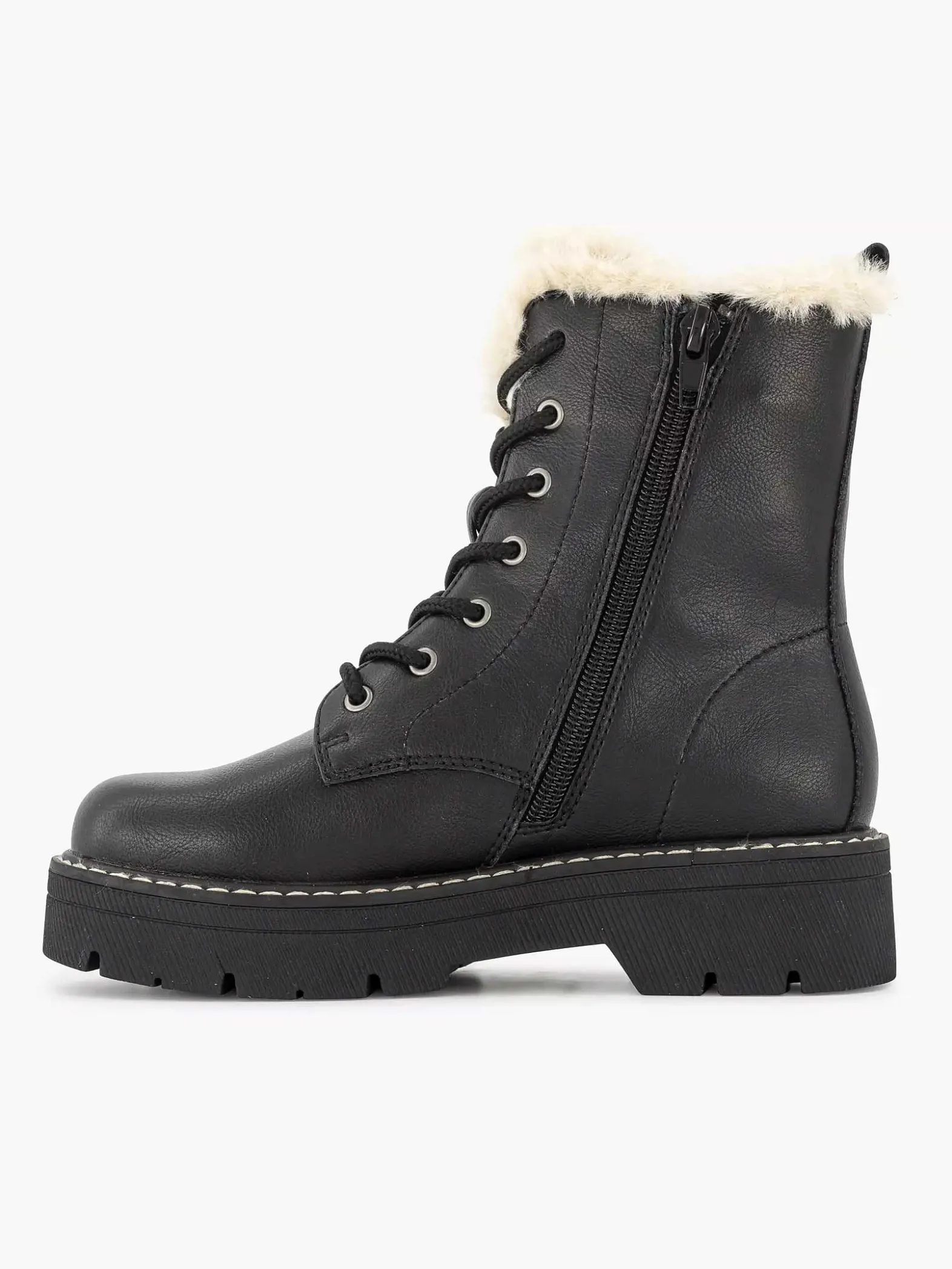 Oxmox Zwarte Veterboot-Kinderen Babyschoenen