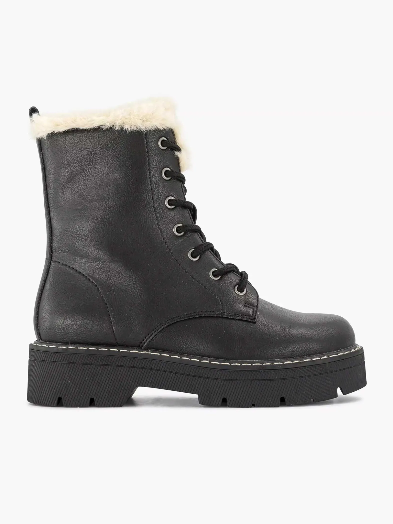 Oxmox Zwarte Veterboot-Kinderen Babyschoenen