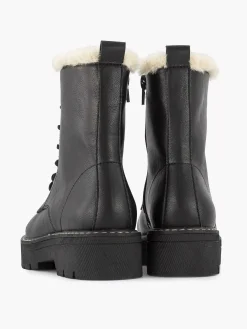 Oxmox Zwarte Veterboot-Kinderen Babyschoenen