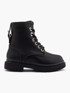 Oxmox Zwarte Veterboot-Kinderen Jongensschoenen