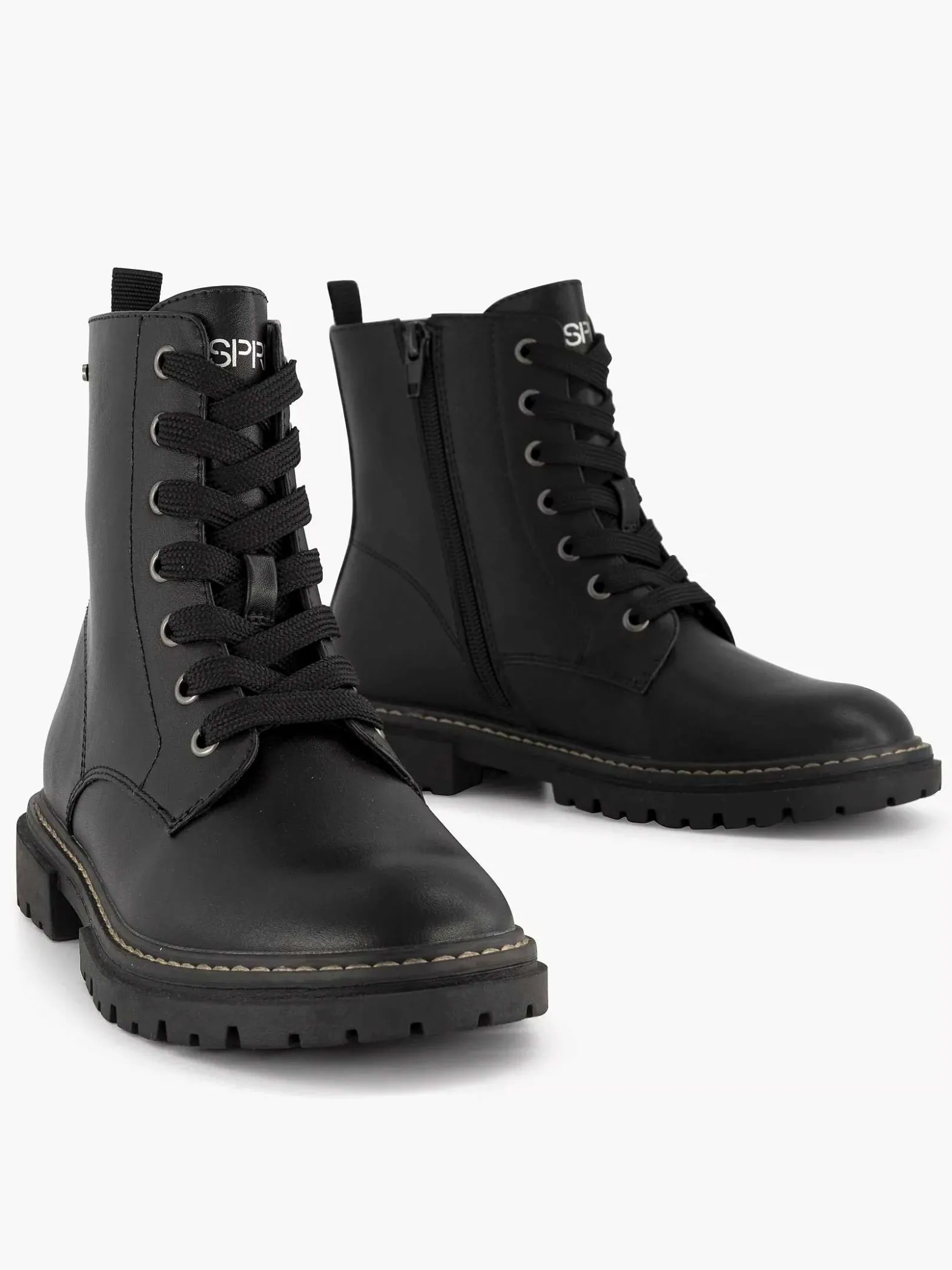 Esprit Zwarte Veterboot-Kinderen Babyschoenen