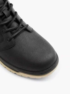 Landrover Zwarte Veterboot-Heren Sneakers