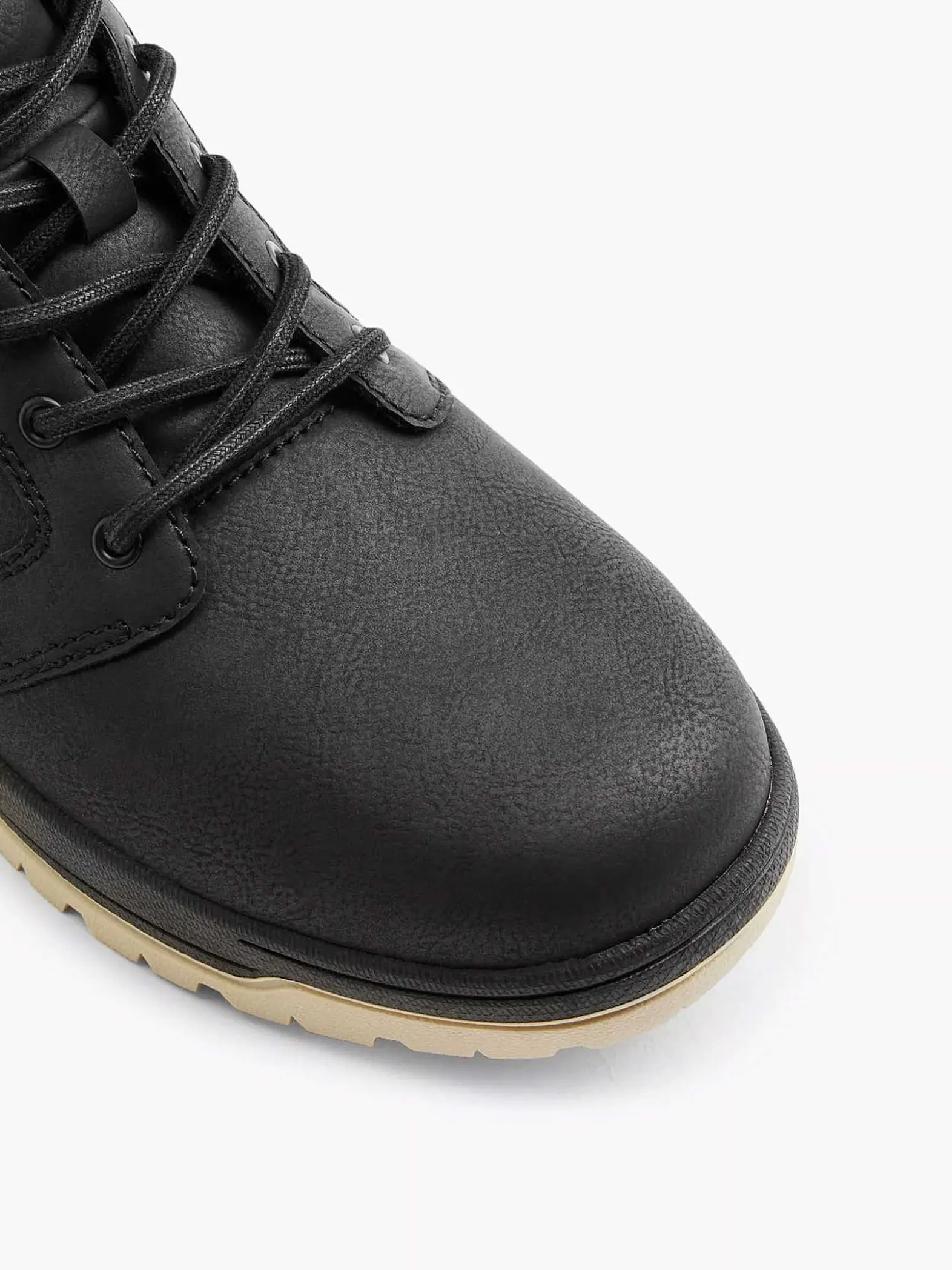 Landrover Zwarte Veterboot-Heren Sneakers