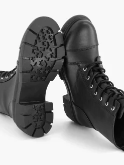 Oxmox Zwarte Veterboot-Kinderen Jongensschoenen