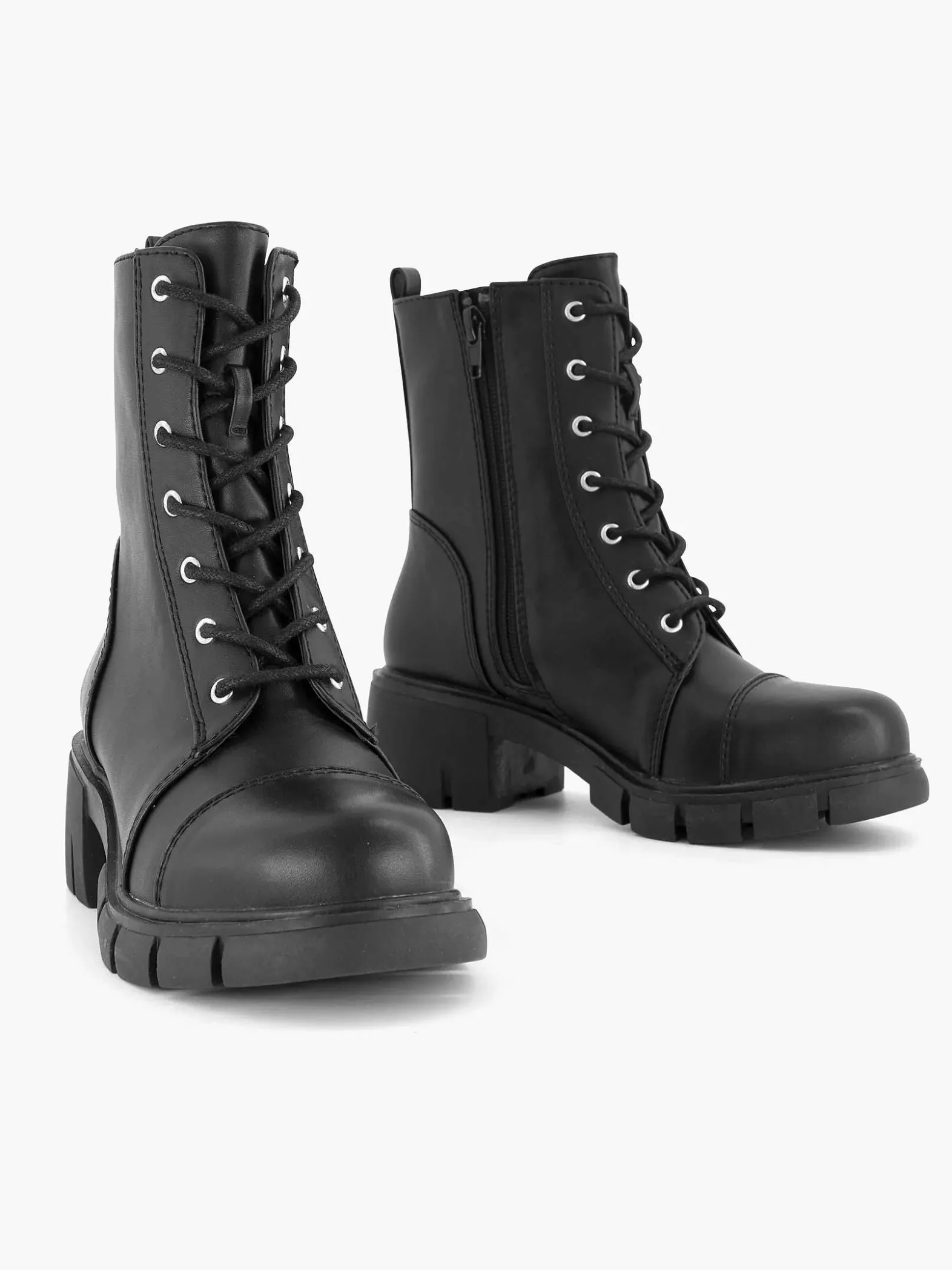 Oxmox Zwarte Veterboot-Kinderen Jongensschoenen