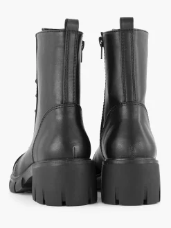 Oxmox Zwarte Veterboot-Kinderen Jongensschoenen