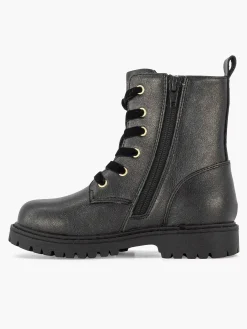 Graceland Zwarte Veterboot-Kinderen Jongensschoenen