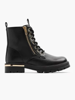 Graceland Zwarte Veterboot-Kinderen Jongensschoenen
