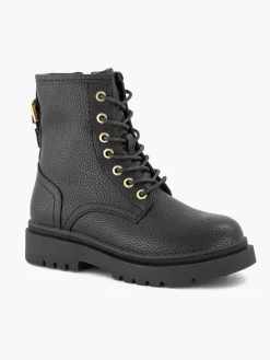 Oxmox Zwarte Veterboot-Kinderen Jongensschoenen
