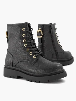 Oxmox Zwarte Veterboot-Kinderen Jongensschoenen