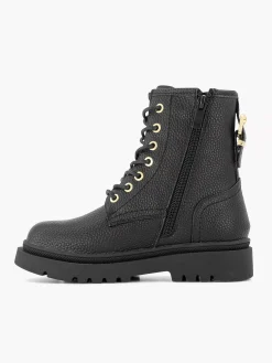 Oxmox Zwarte Veterboot-Kinderen Jongensschoenen