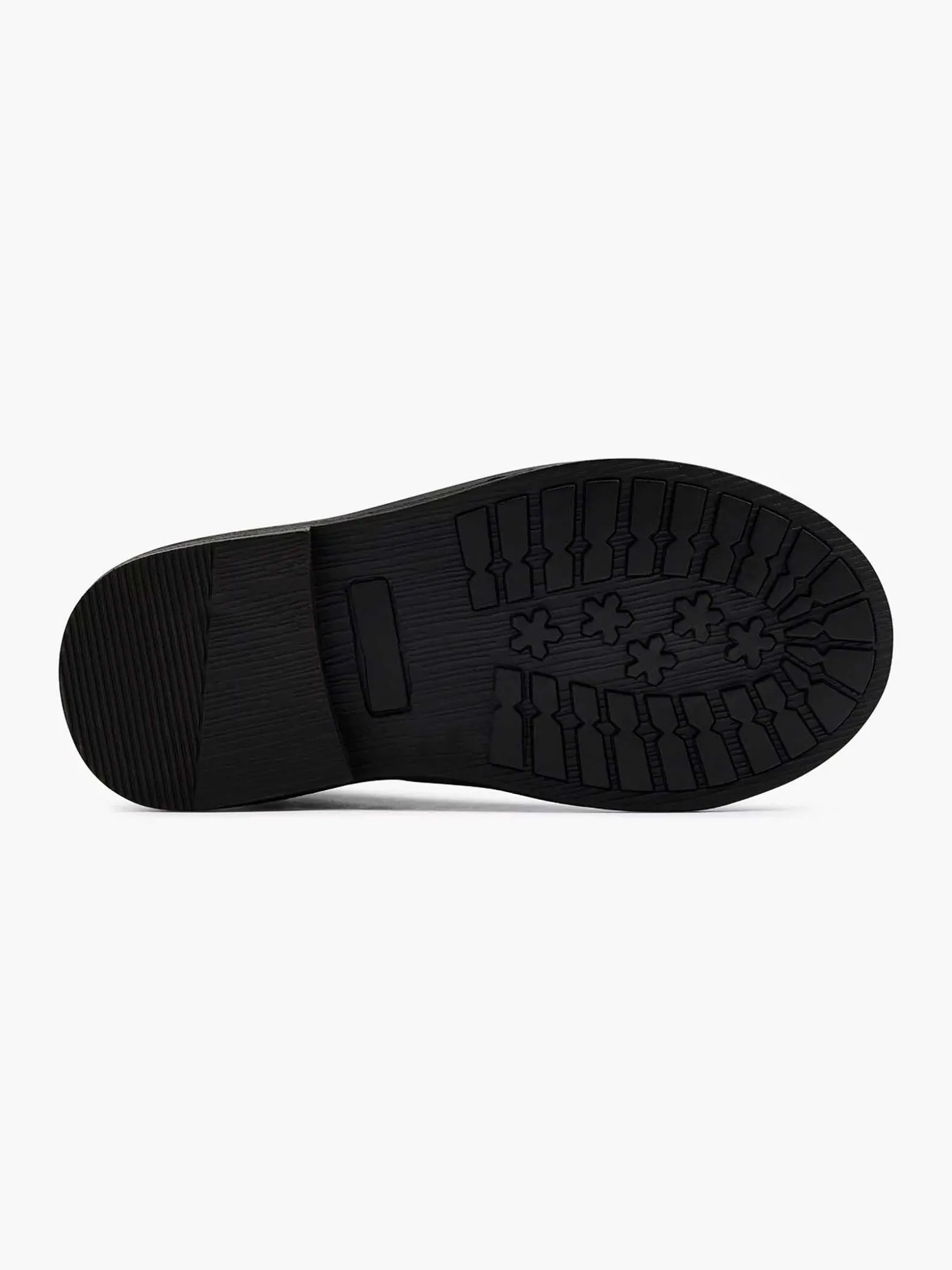 Graceland Zwarte Veterboot Lak-Kinderen Jongensschoenen