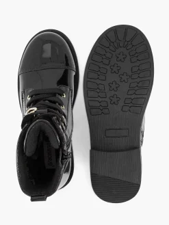 Graceland Zwarte Veterboot Lak-Kinderen Jongensschoenen