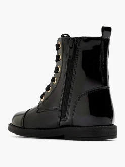 Graceland Zwarte Veterboot Lak-Kinderen Jongensschoenen