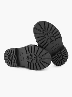 Oxmox Zwarte Veterboot Sierketting, Offline Ivm Klachten (Laura)-Kinderen Jongensschoenen