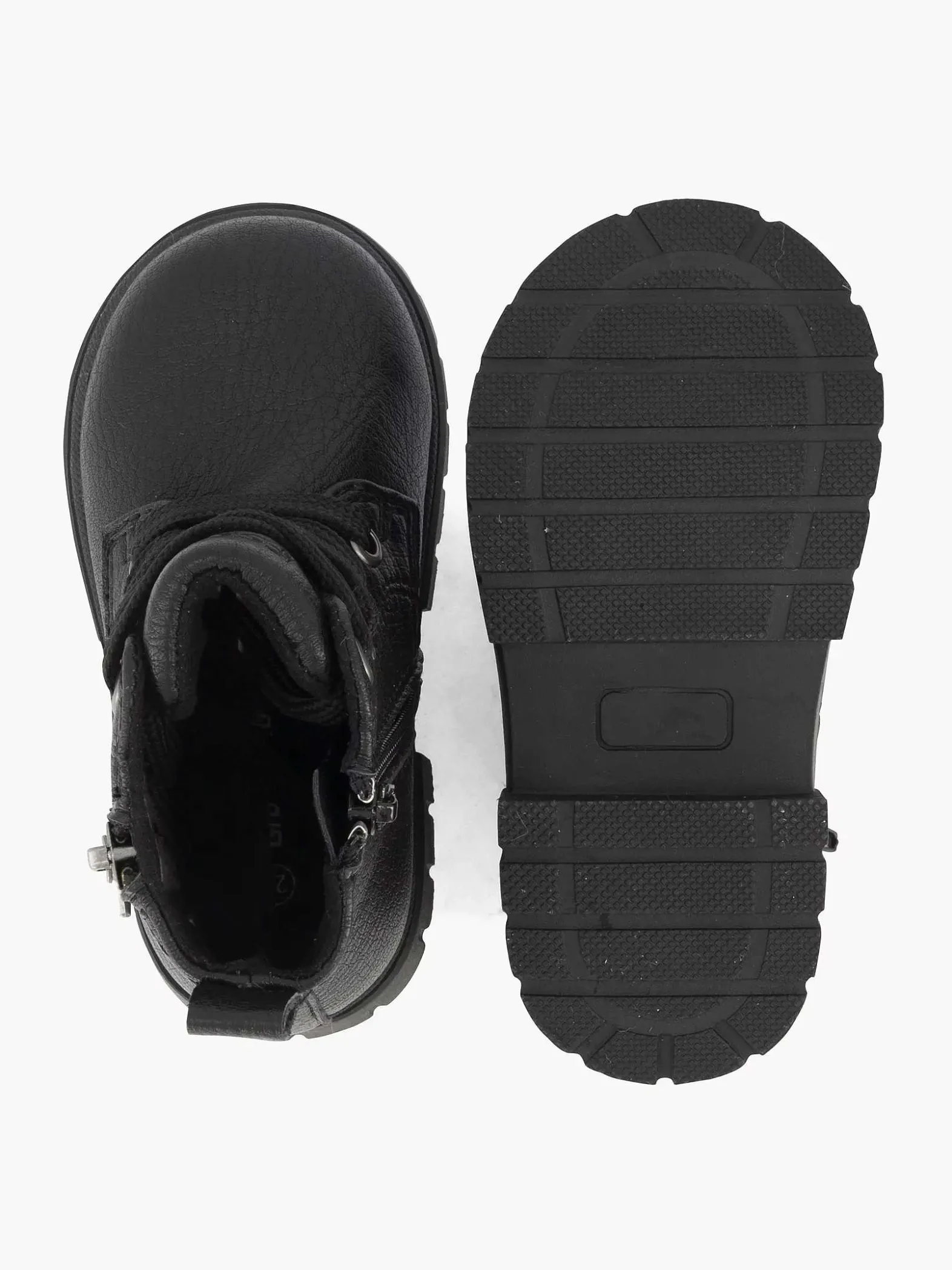 Graceland Zwarte Veterboot Sterretje-Kinderen Jongensschoenen