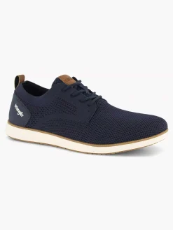 Wrangler Zwarte Veterschoen-Heren Geklede Schoenen