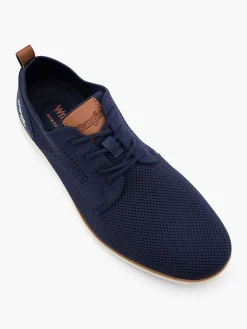 Wrangler Zwarte Veterschoen-Heren Geklede Schoenen