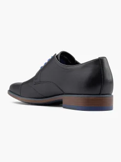 AM SHOE Zwarte Veterschoen-Heren Geklede Schoenen