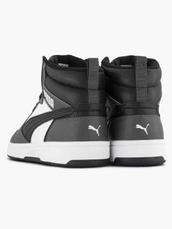 Puma Zwart/ Witte Rebound V6-Heren Sneakers